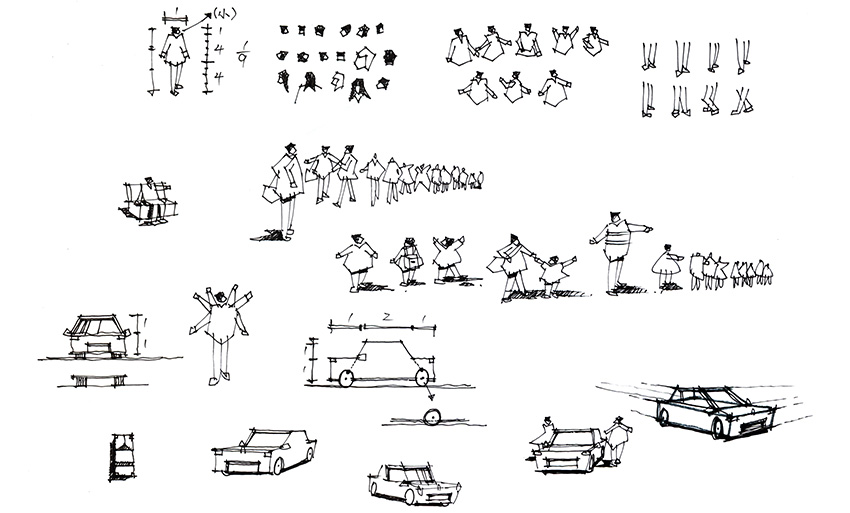 第五節(jié)課：景觀場景元素（人、車、水、石頭、飛鳥）講解與演示（一）